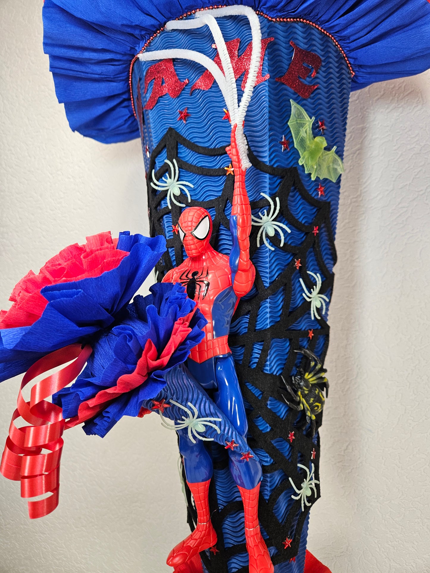 SCHULTÜTE ZUCKERTÜTE Spider Man Rohling 85cm Jungs dunkelblau hellblau