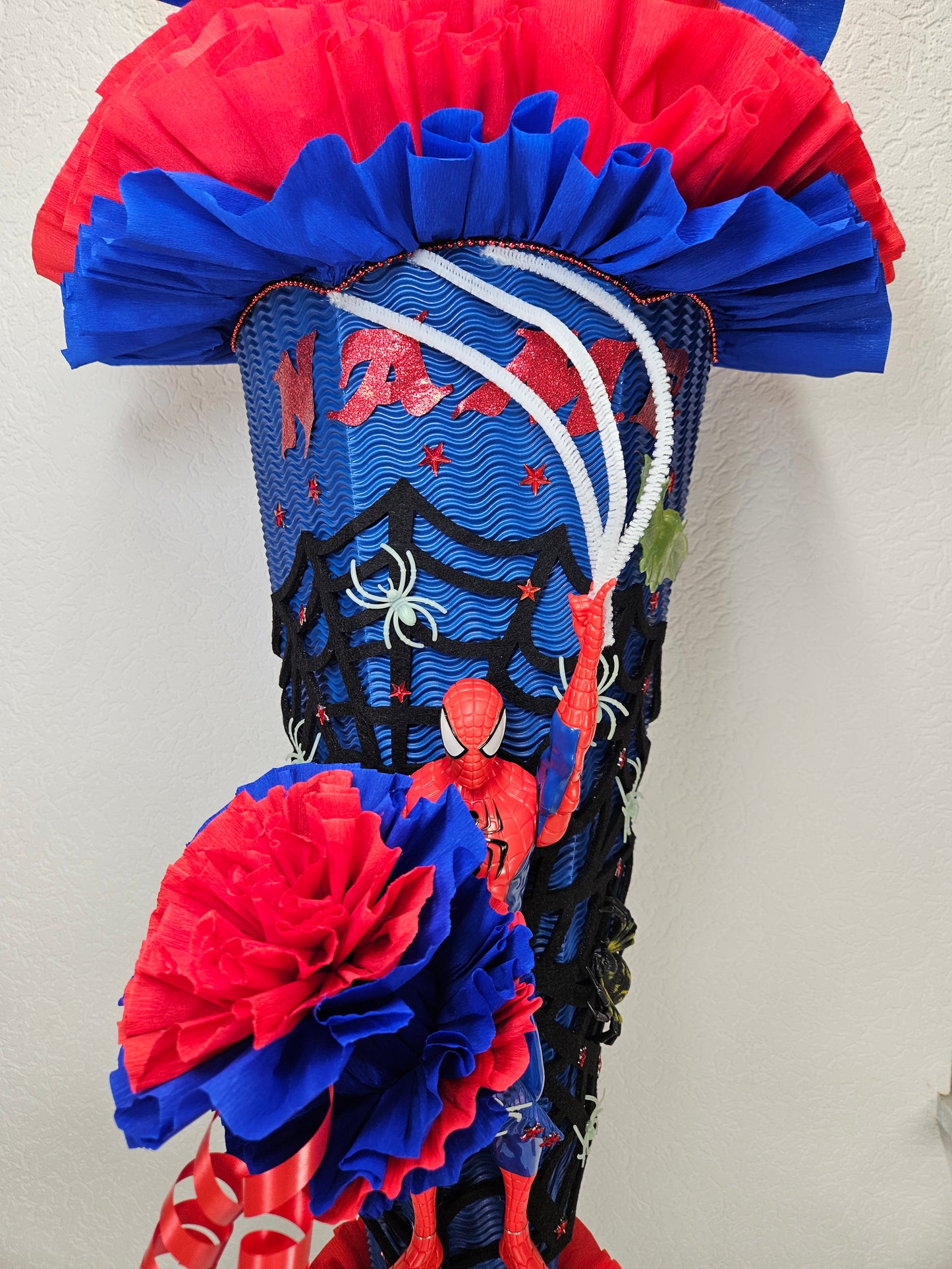 SCHULTÜTE ZUCKERTÜTE Spider Man Rohling 85cm Jungs dunkelblau hellblau