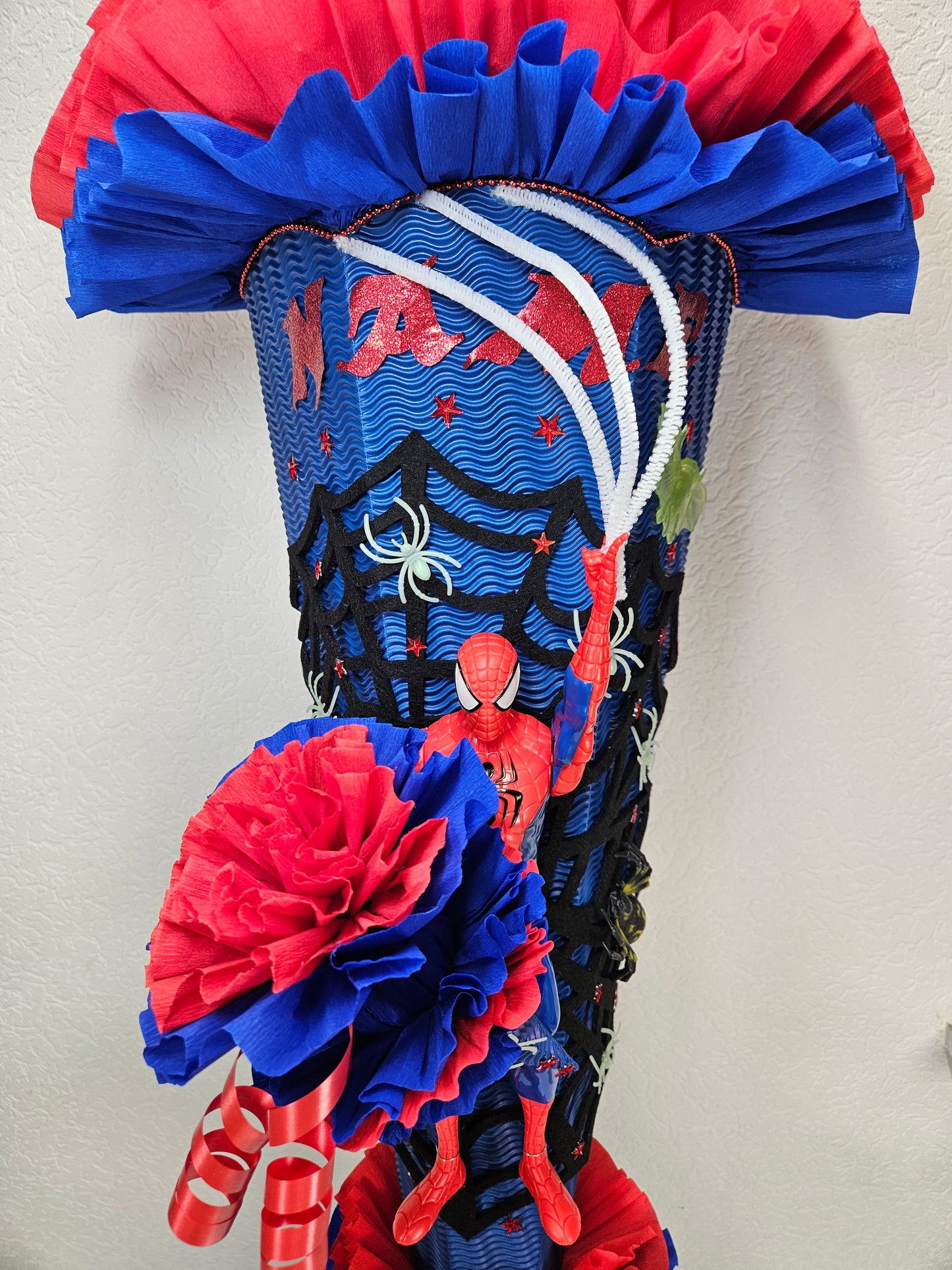 SCHULTÜTE ZUCKERTÜTE Spider Man Rohling 85cm Jungs dunkelblau hellblau