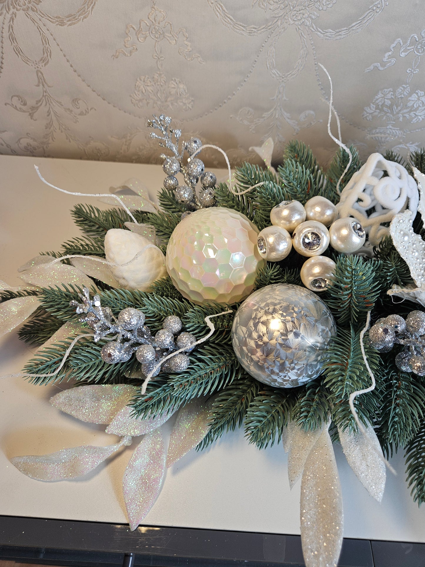 Weihnachtsgesteck + Adventsgesteck, Kamingesteck, Chrismes, Rehe, Weihnachtsdeko Weihnachtsblumen Tischdekor, Tischgesteck, Winterdekor,Advent
