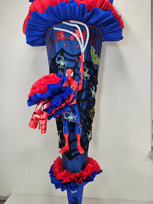 SCHULTÜTE ZUCKERTÜTE Spider Man Rohling 85cm Jungs dunkelblau hellblau