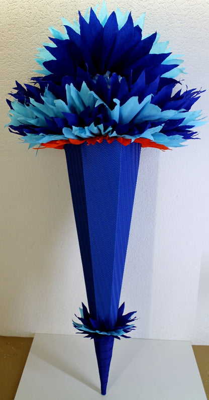 SCHULTÜTE ZUCKERTÜTE OHNE BUCHSTABEN !! Rohling 40 70 75 80 85 90 100cm/1m JUNGS