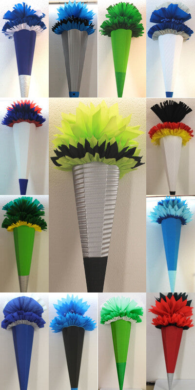 SCHULTÜTE ZUCKERTÜTE OHNE BUCHSTABEN !! Rohling 40 70 75 80 85 90cm 1m JUNGS