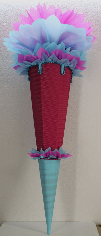 SCHULTÜTE ZUCKERTÜTE OHNE BUCHSTABEN  !! Rohling 40 70 75 80 85 90 100cm / 1m 
