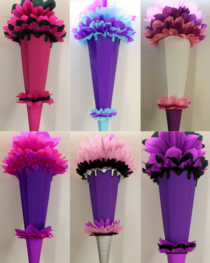 SCHULTÜTE ZUCKERTÜTE OHNE BUCHSTABEN Rohling 40 70 75 80 85 90 100cm 1m Mädchen