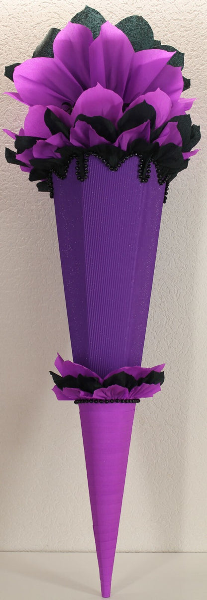 SCHULTÜTE ZUCKERTÜTE OHNE BUCHSTABEN Rohling 40 70 75 80 85 90 100cm 1m Mädchen