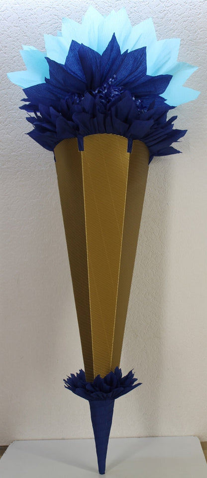 SCHULTÜTE ZUCKERTÜTE OHNE BUCHSTABEN !! Rohling 40 70 75 80 85 90 100cm/1m JUNGS