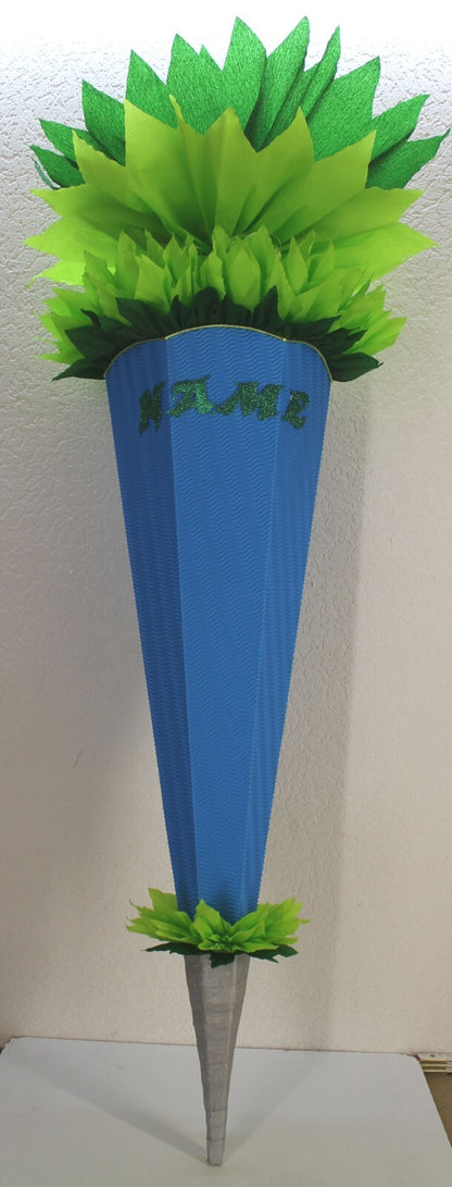 SCHULTÜTE ZUCKERTÜTE OHNE BUCHSTABEN ! Rohling 4070 80 85 90 100cm JUNGE MÄDCHEN