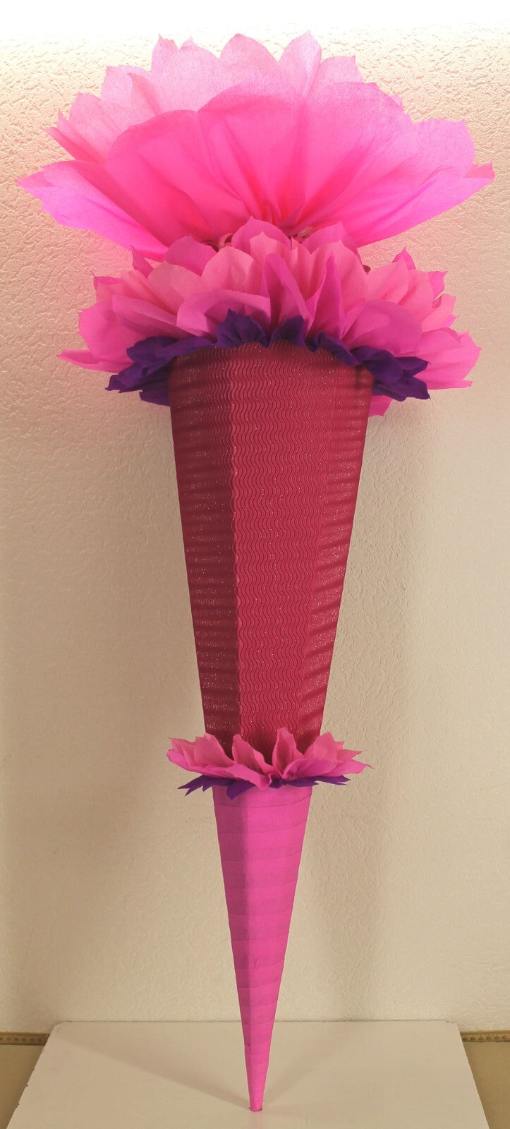 SCHULTÜTE ZUCKERTÜTE OHNE BUCHSTABEN !! Rohling40 70 75 80 85 90 100cm Mädchen