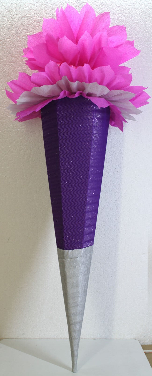 SCHULTÜTE ZUCKERTÜTE OHNE BUCHSTABEN Rohling 40 70 75 80 85 90 100cm 1m Mädchen
