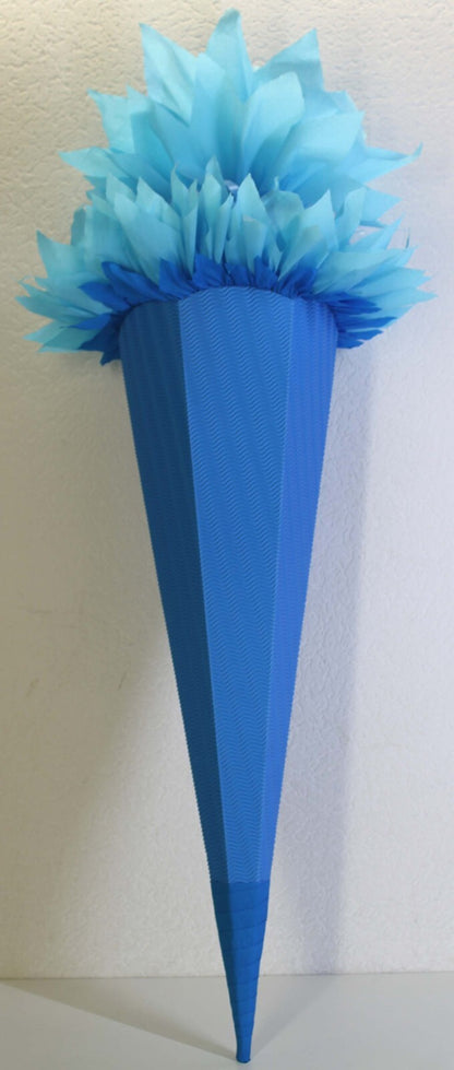 SCHULTÜTE ZUCKERTÜTE OHNE BUCHSTABEN !! Rohling 40 70 75 80 85 90cm 1m JUNGS