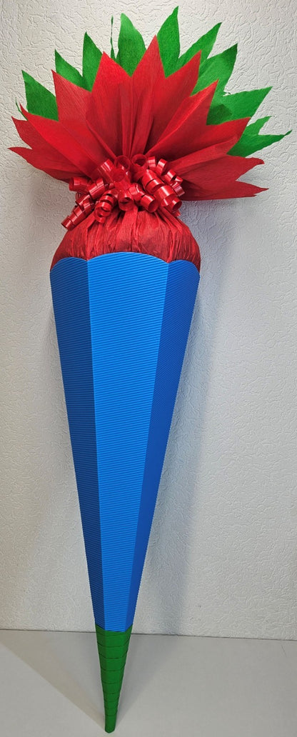 SCHULTÜTE ZUCKERTÜTE OHNE BUCHSTABEN KORPUS8085 100 farblich passend SCHULTASCHE