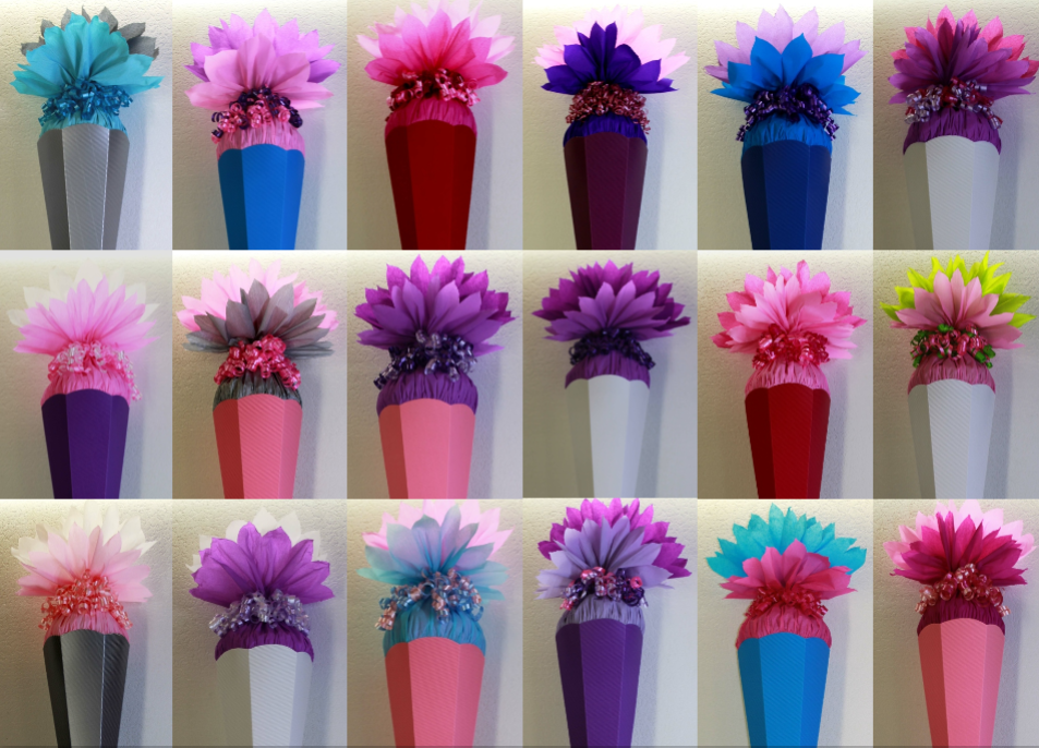 SCHULTÜTE ZUCKERTÜTE OHNE BUCHSTABEN! Rohling 40 70 80 85 90 1m pass. Schulmappe