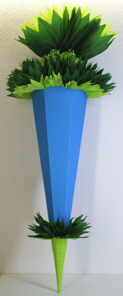 SCHULTÜTE ZUCKERTÜTE OHNE BUCHSTABEN !! Rohling 40 70 75 80 85 90 100cm/1m JUNGS