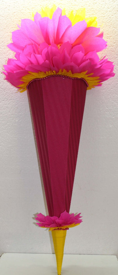SCHULTÜTE ZUCKERTÜTE OHNE BUCHSTABEN !! Rohling 40 70 75 80 85 90 100cm Mädchen