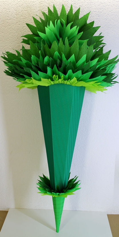 SCHULTÜTE ZUCKERTÜTE OHNE BUCHSTABEN !! Rohling 40 70 75 80 85 90 100cm/1m JUNGS