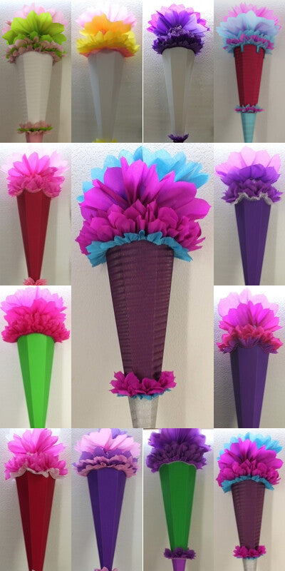 SCHULTÜTE ZUCKERTÜTE OHNE BUCHSTABEN  !! Rohling 40 70 75 80 85 90 100cm / 1m 