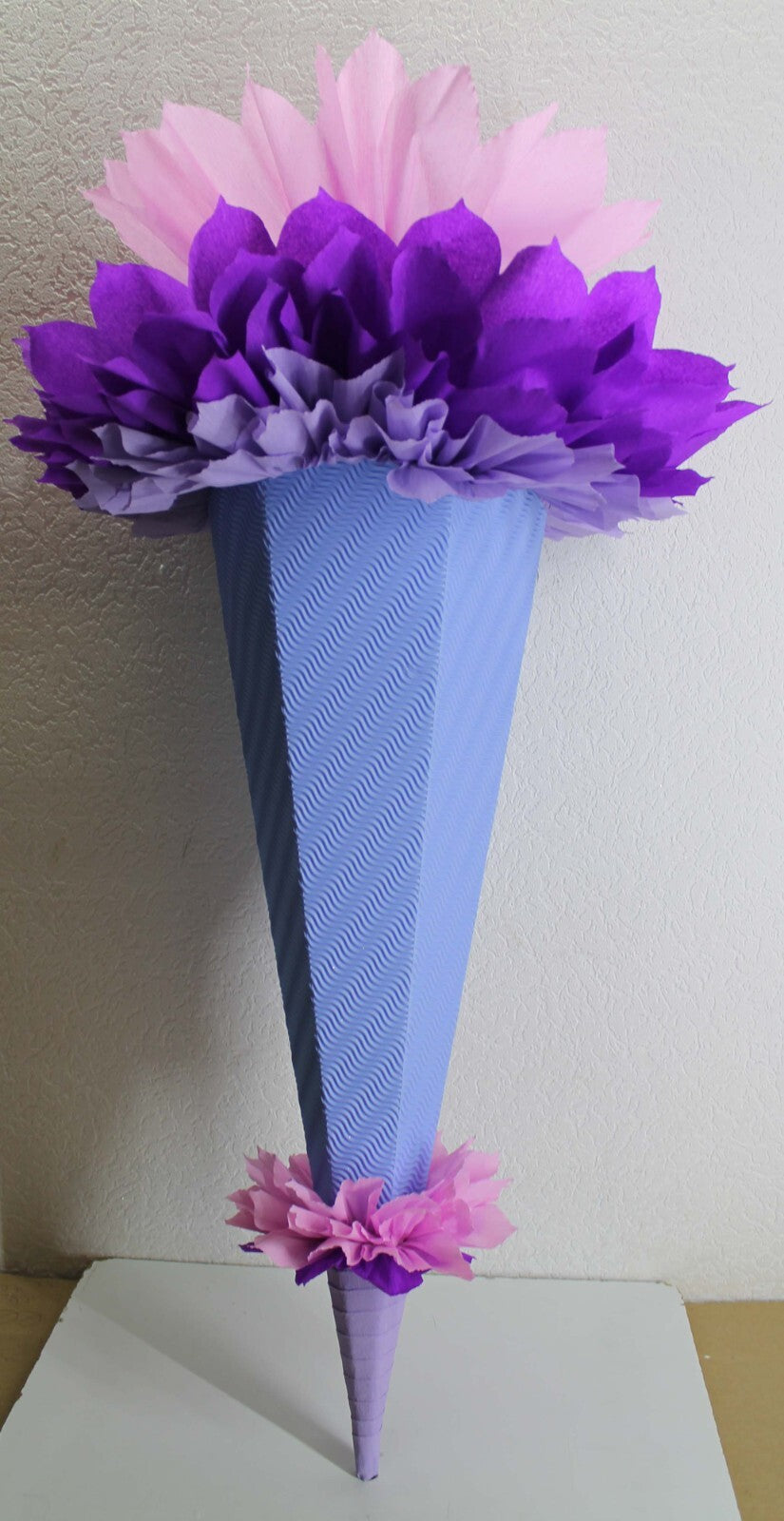 SCHULTÜTE ZUCKERTÜTE OHNE BUCHSTABEN !! Rohling40 70 75 80 85 90 100cm Mädchen