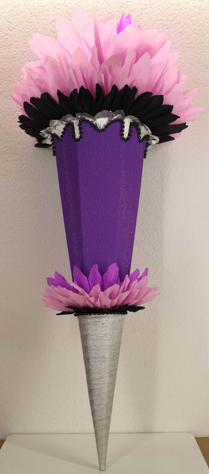 SCHULTÜTE ZUCKERTÜTE OHNE BUCHSTABEN !! Rohling40 70 75 80 85 90 100cm Mädchen