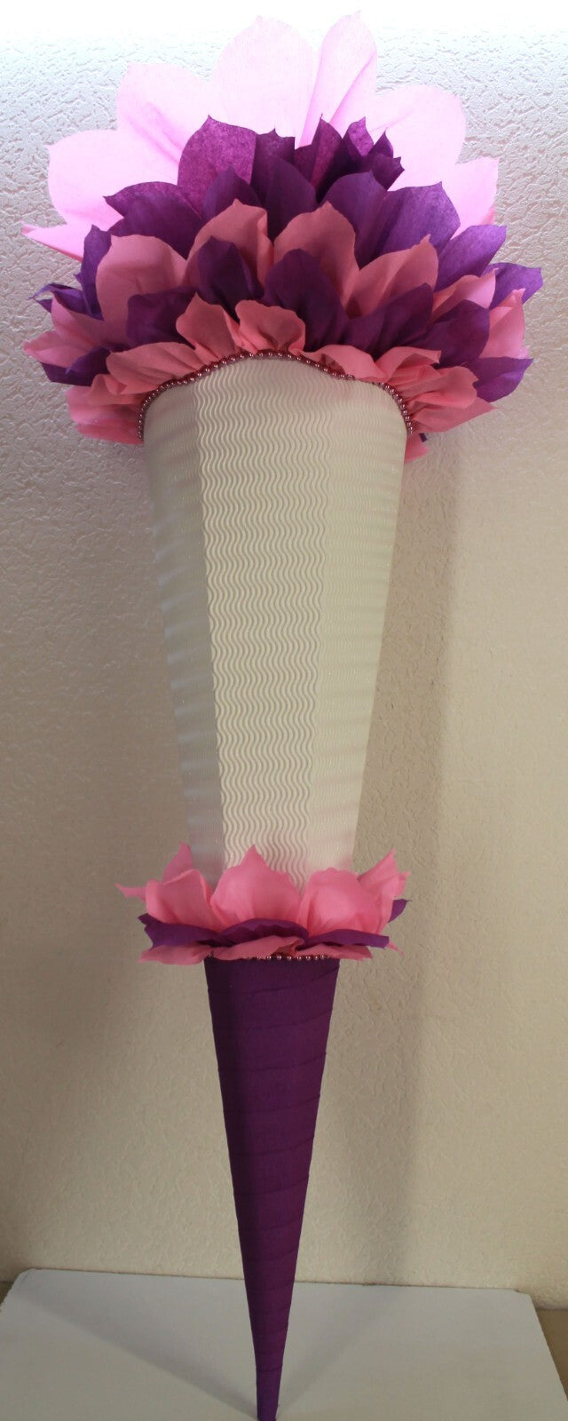 SCHULTÜTE ZUCKERTÜTE OHNE BUCHSTABEN !! Rohling40 70 75 80 85 90 100cm Mädchen