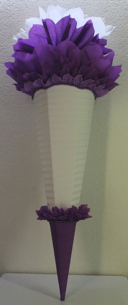 SCHULTÜTE ZUCKERTÜTE OHNE BUCHSTABEN  !! Rohling 40 70 75 80 85 90 100cm / 1m 