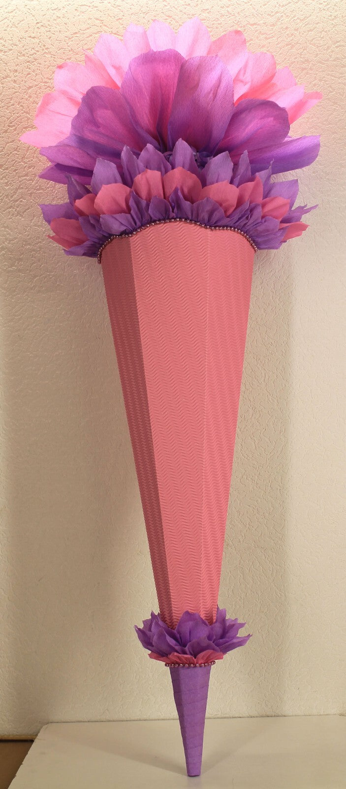 SCHULTÜTE ZUCKERTÜTE OHNE BUCHSTABEN !! Rohling40 70 75 80 85 90 100cm Mädchen