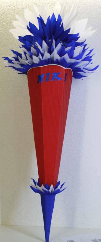 SCHULTÜTE ZUCKERTÜTE OHNE BUCHSTABEN !! Rohling70 85 100cm farblich pass. Ranzen