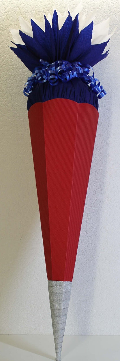 SCHULTÜTE ZUCKERTÜTE OHNE BUCHSTABEN Rohling70 85 1m farblich passend Tornister