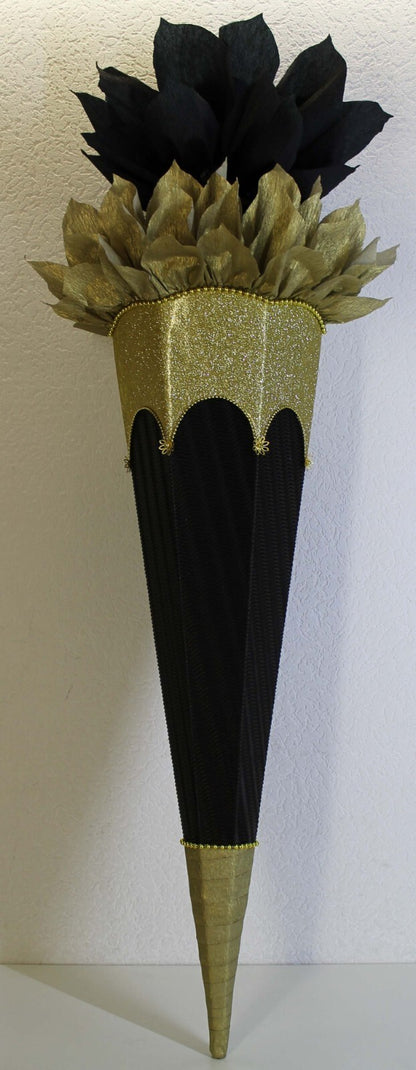 SCHULTÜTE ZUCKERTÜTE OHNE BUCHSTABEN ! Rohling 70 75 80 85 cm Mädchen GLITZER