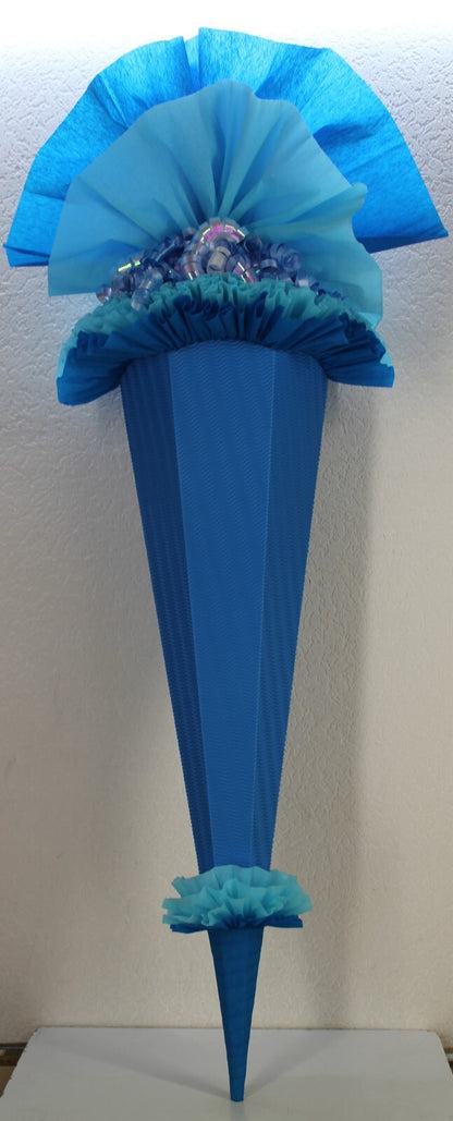 SCHULTÜTE ZUCKERTÜTE OHNE BUCHSTABEN !! Rohling 40 70 75 80 85 90 100cm/1m JUNGS