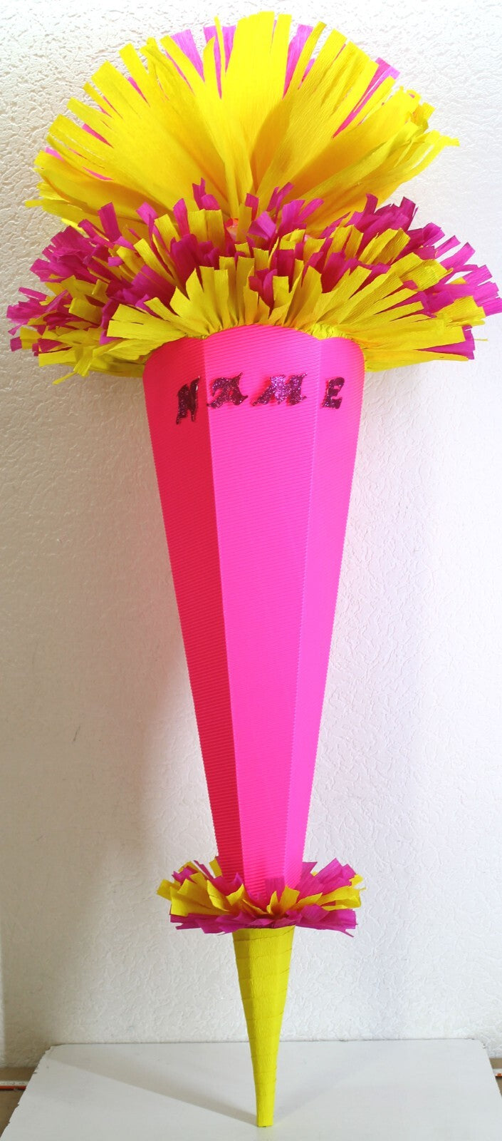 SCHULTÜTE ZUCKERTÜTE OHNE BUCHSTABEN !! Rohling40 70 75 80 85 90 100cm Mädchen