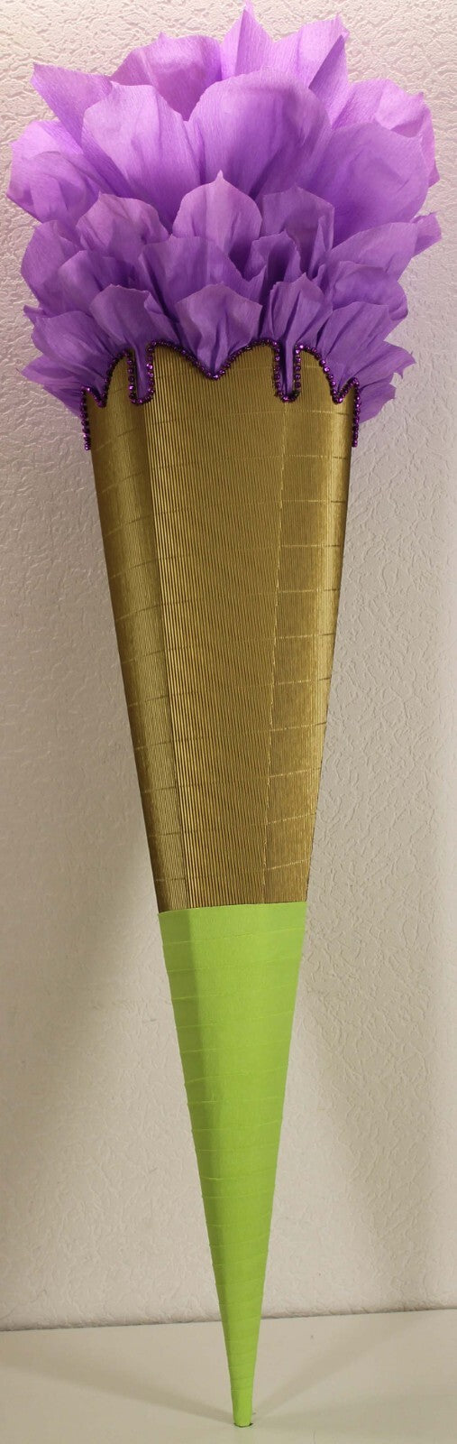 SCHULTÜTE ZUCKERTÜTE OHNE BUCHSTABEN Rohling 40 70 75 80 85 90 100cm 1m Mädchen