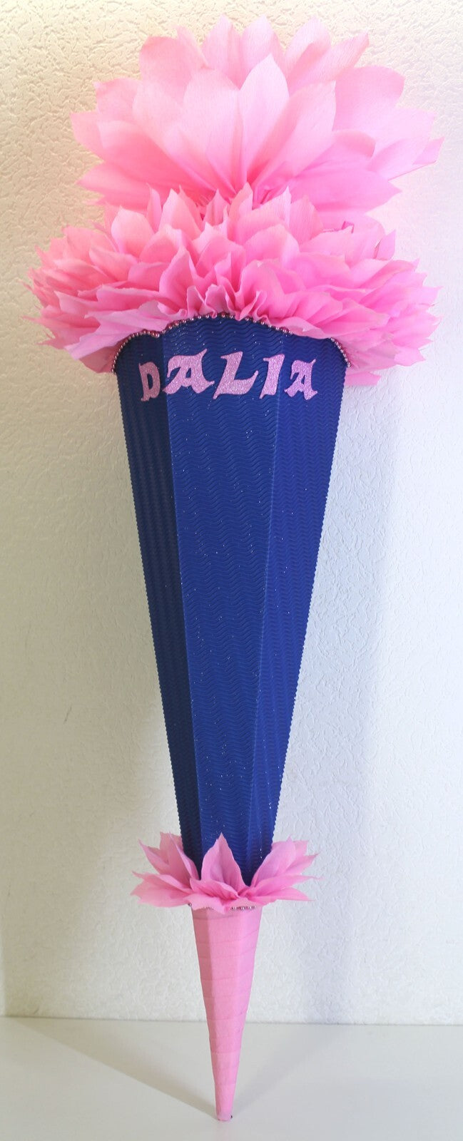 SCHULTÜTE ZUCKERTÜTE OHNE BUCHSTABEN !! Rohling40 70 75 80 85 90 100cm Mädchen