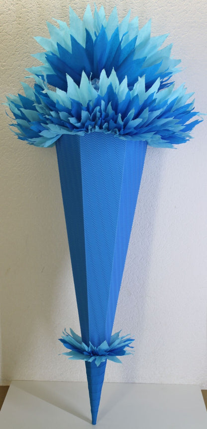SCHULTÜTE ZUCKERTÜTE OHNE BUCHSTABEN !! Rohling 40 70 75 80 85 90 100cm/1m JUNGS