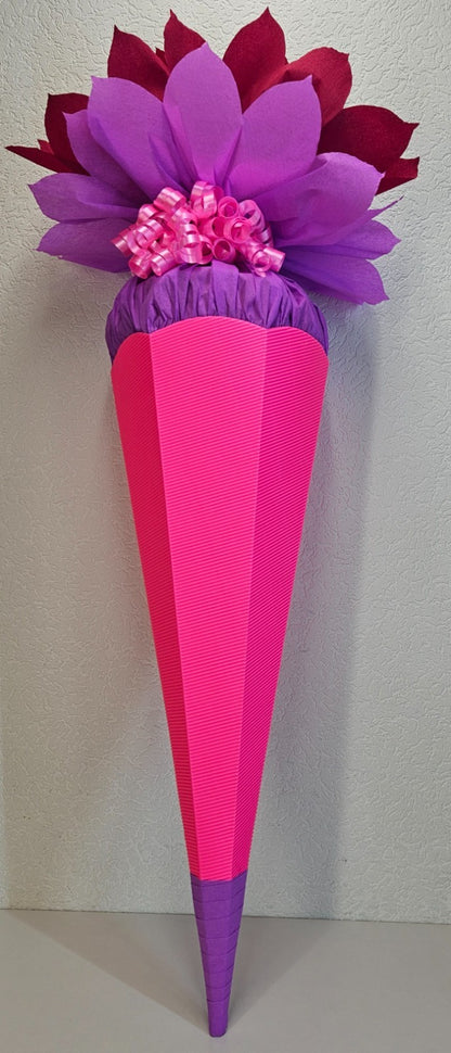 SCHULTÜTE ZUCKERTÜTE OHNE BUCHSTABEN KORPUS 8085 100 farblich passend SCHULMAPPE