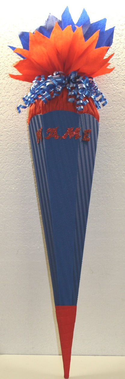 SCHULTÜTE ZUCKERTÜTE OHNE BUCHSTABEN Rohling7085100cm farblich passend Rucksack