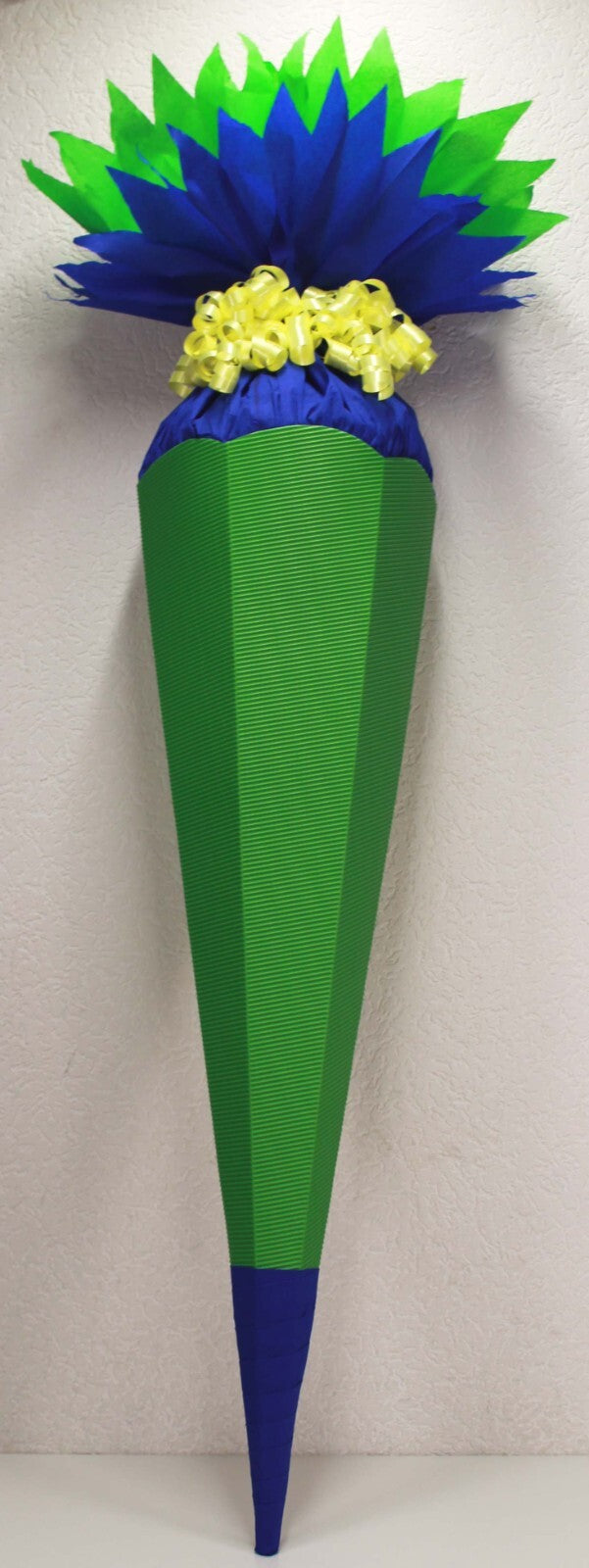 SCHULTÜTE ZUCKERTÜTE OHNE BUCHSTABEN !!KORPUS 70 80 85 90 100cm REGENBOGENFARBEN