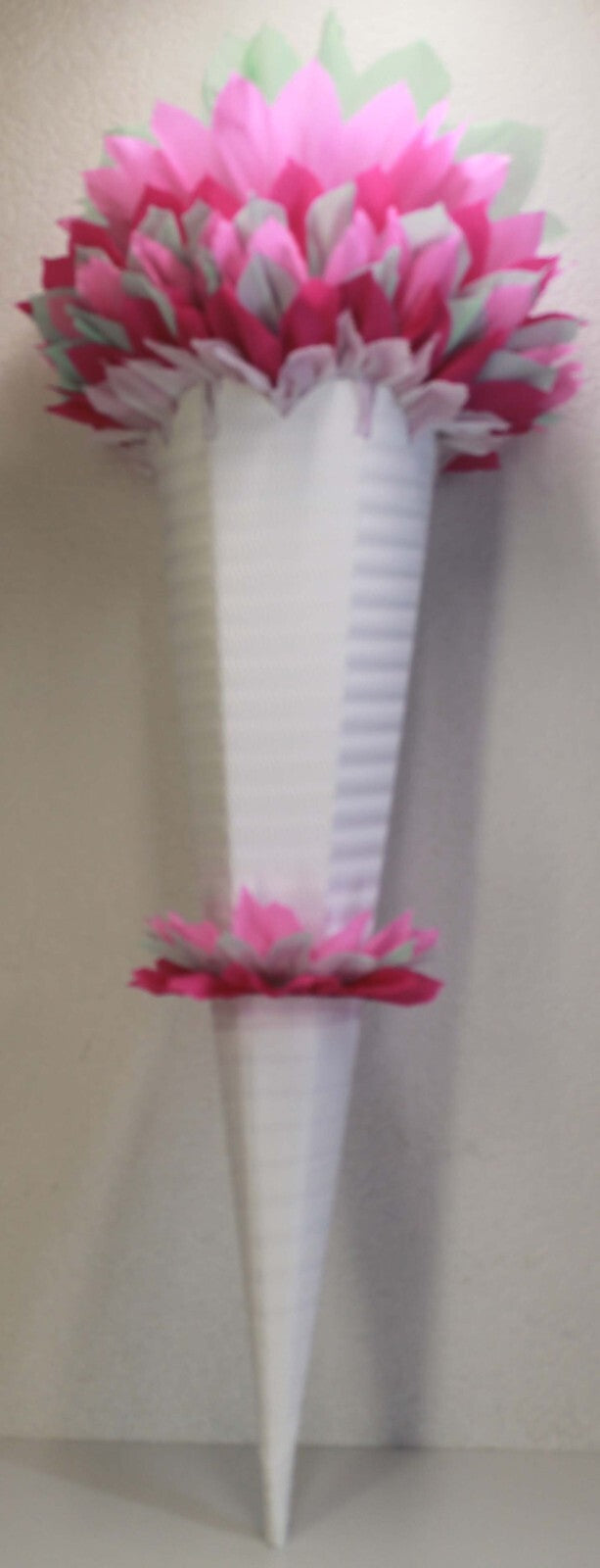 SCHULTÜTE ZUCKERTÜTE OHNE BUCHSTABEN Rohling 40 70 75 80 85 90 100cm 1m Mädchen