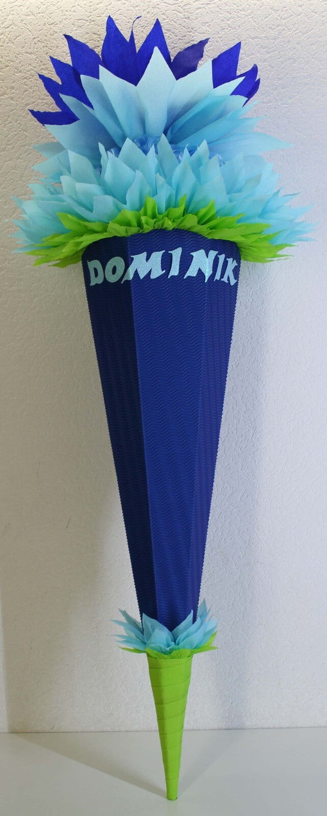 SCHULTÜTE ZUCKERTÜTE OHNE BUCHSTABEN ! Rohling 4070 80 85 90 100cm JUNGE MÄDCHEN