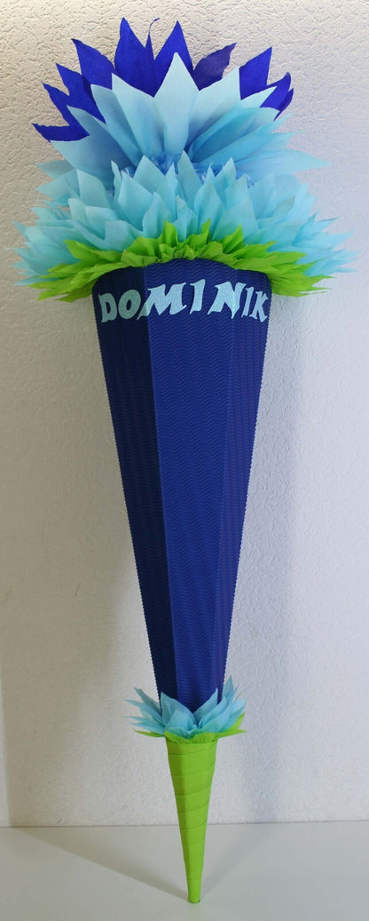 SCHULTÜTE ZUCKERTÜTE OHNE BUCHSTABEN ! Rohling 4070 80 85 90 100cm JUNGE MÄDCHEN