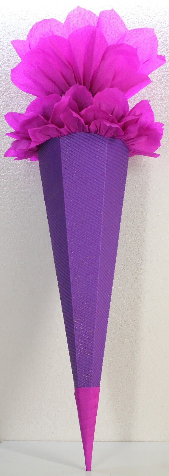 SCHULTÜTE ZUCKERTÜTE OHNE BUCHSTABEN Rohling 40 70 75 80 85 90 100cm 1m Mädchen