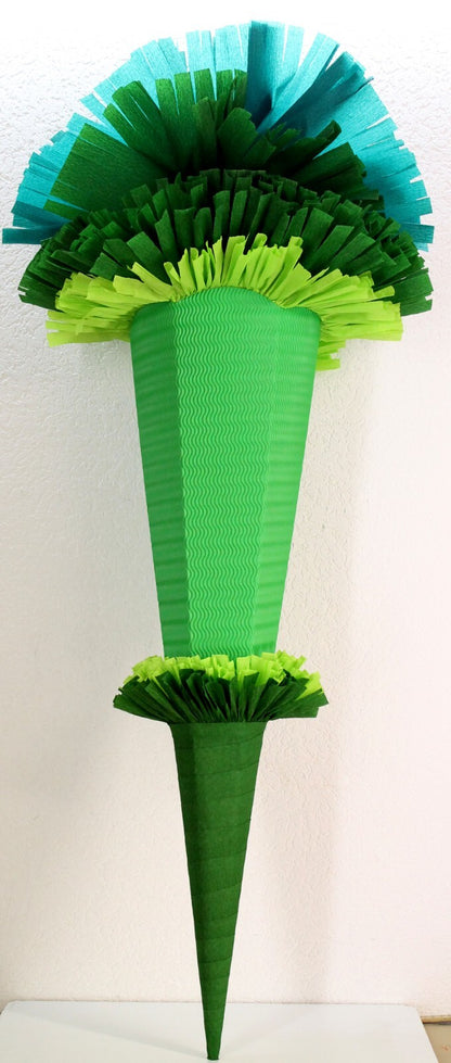 SCHULTÜTE ZUCKERTÜTE OHNE BUCHSTABEN !! Rohling 40 70 75 80 85 90 100cm/1m JUNGS