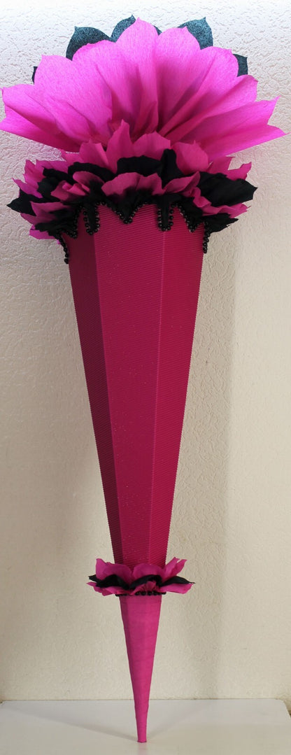 SCHULTÜTE ZUCKERTÜTE OHNE BUCHSTABEN Rohling 40 70 75 80 85 90 100cm 1m Mädchen