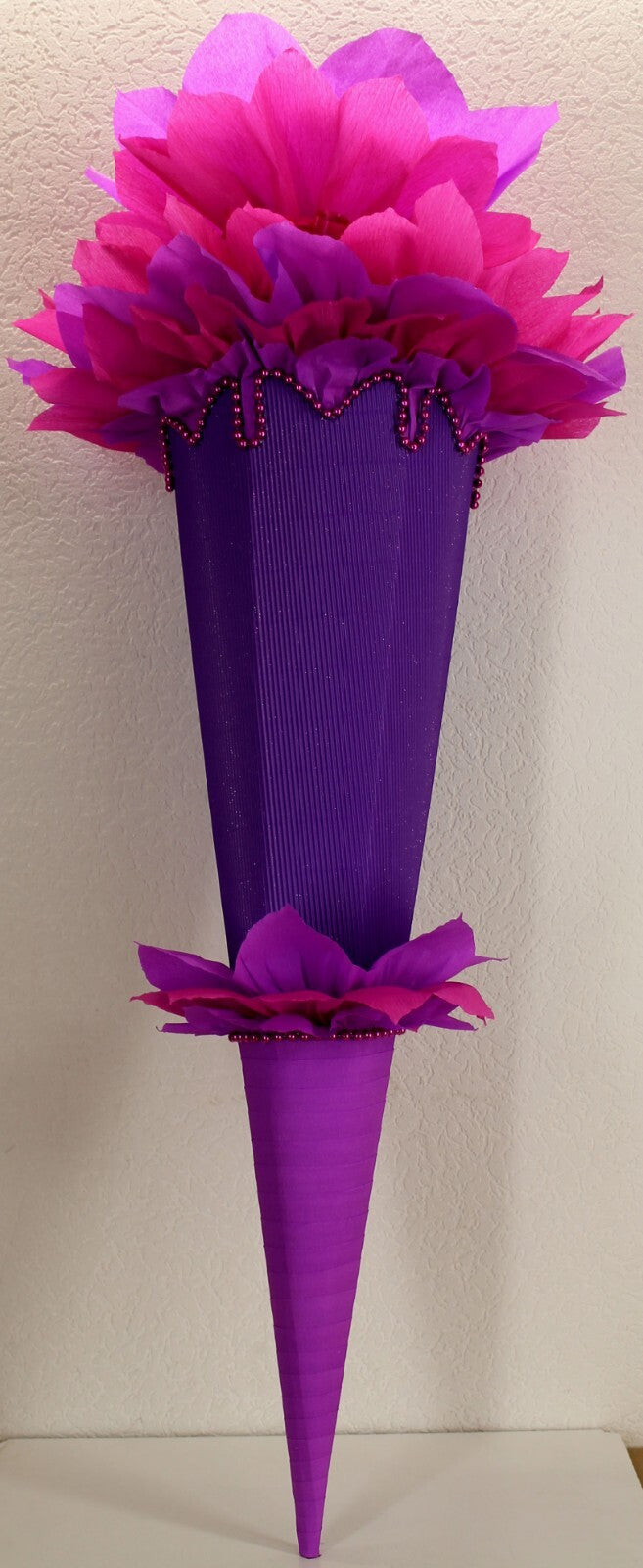 SCHULTÜTE ZUCKERTÜTE OHNE BUCHSTABEN Rohling 40 70 75 80 85 90 100cm 1m Mädchen