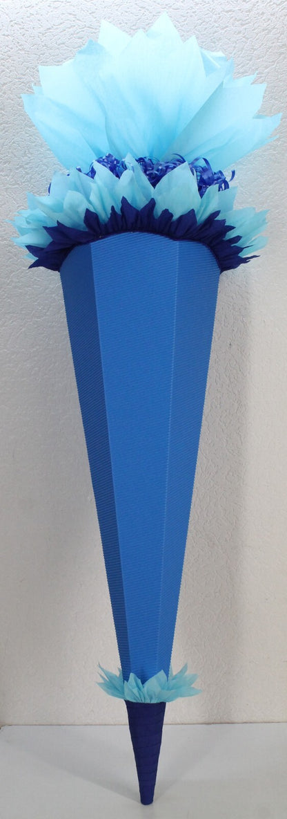 SCHULTÜTE ZUCKERTÜTE OHNE BUCHSTABEN !! Rohling 40 70 75 80 85 90 100cm/1m JUNGS