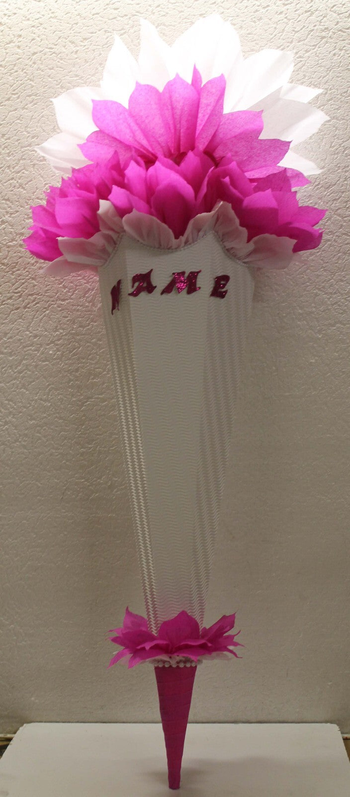 SCHULTÜTE ZUCKERTÜTE OHNE BUCHSTABEN !! Rohling40 70 75 80 85 90 100cm Mädchen