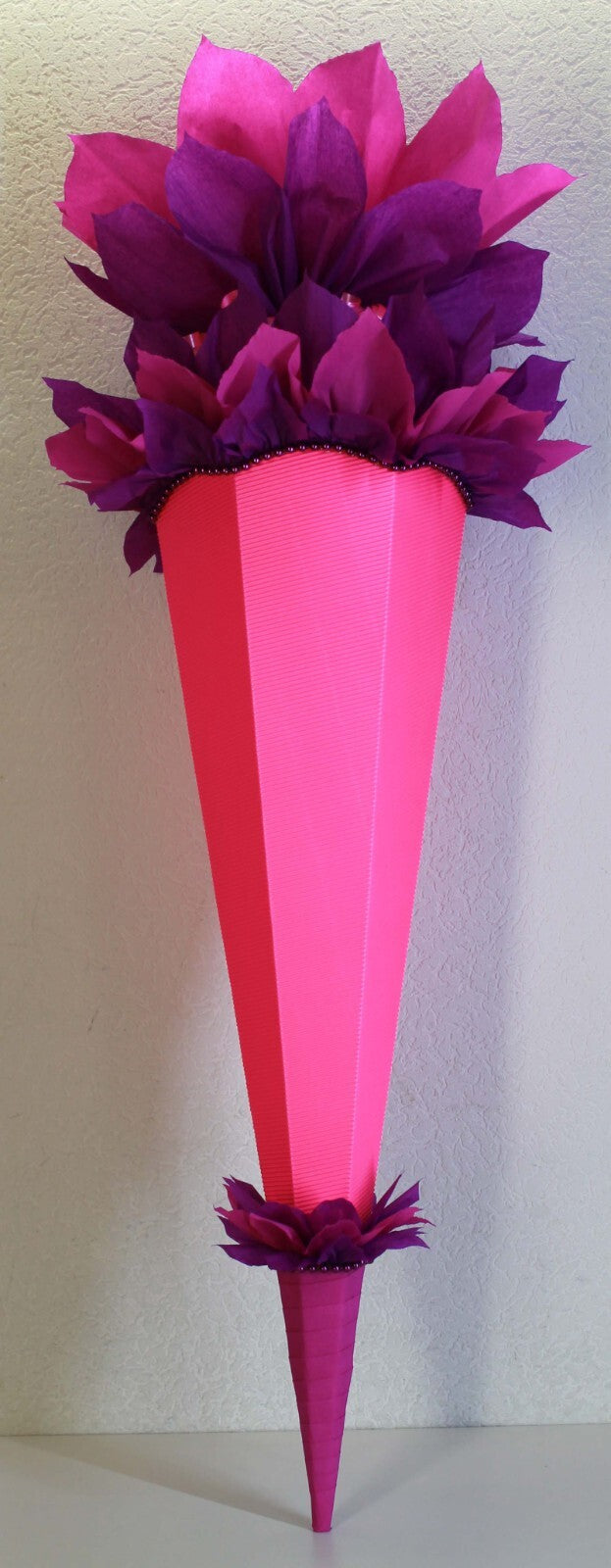 SCHULTÜTE ZUCKERTÜTE OHNE BUCHSTABEN Rohling 40 70 75 80 85 90 100cm 1m Mädchen