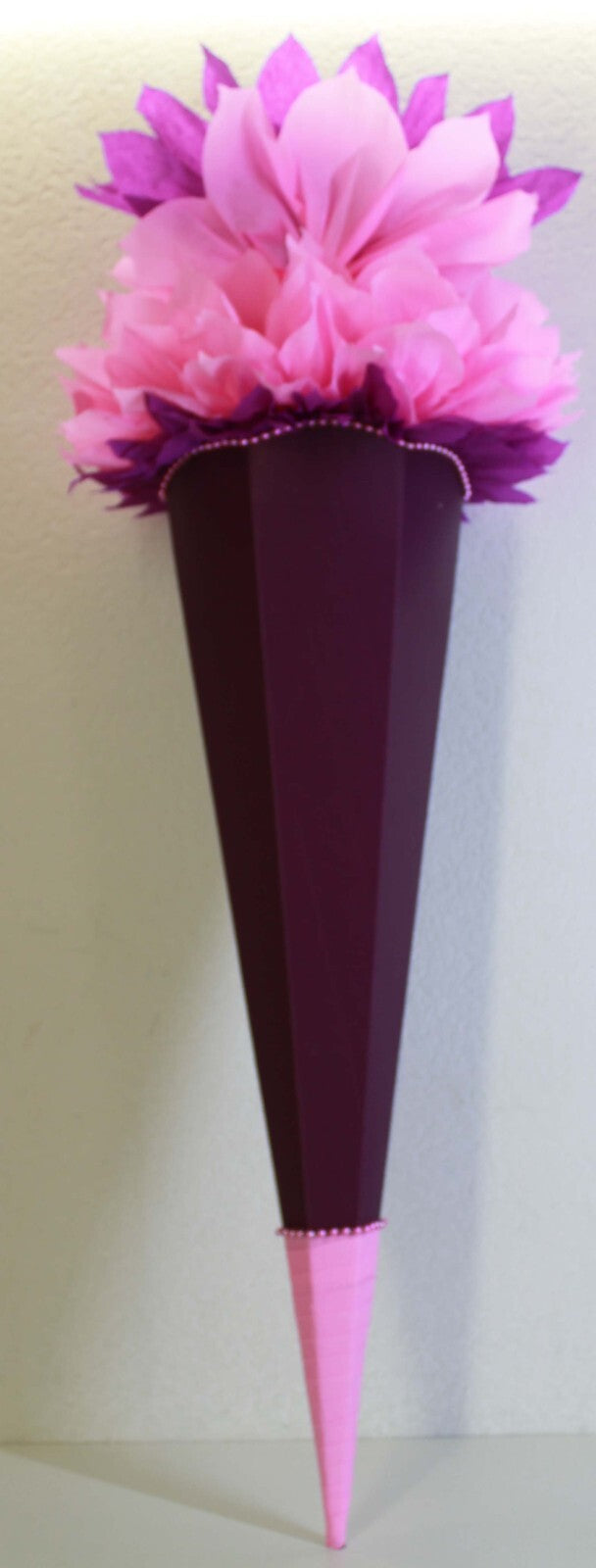 SCHULTÜTE ZUCKERTÜTE OHNE BUCHSTABEN Rohling 40 70 75 80 85 90 100cm 1m Mädchen