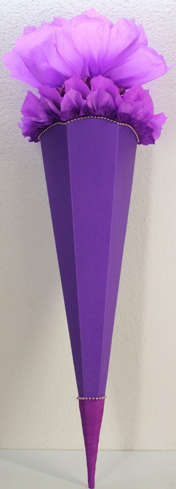 SCHULTÜTE ZUCKERTÜTE OHNE BUCHSTABEN Rohling 40 70 75 80 85 90 100cm 1m Mädchen