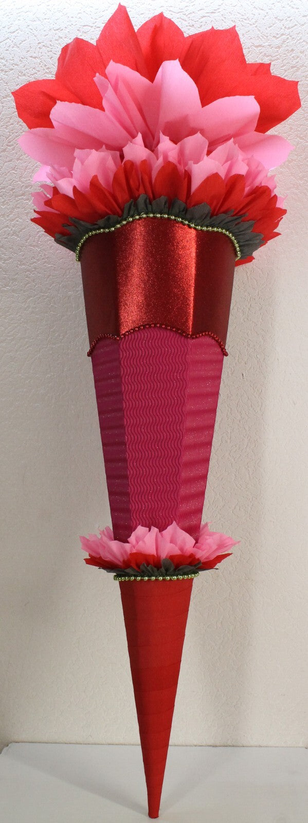 SCHULTÜTE ZUCKERTÜTE OHNE BUCHSTABEN ! Rohling 70 75 80 85 cm Mädchen GLITZER